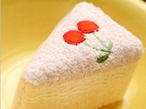 蛋糕一樣“好吃”的可愛毛巾