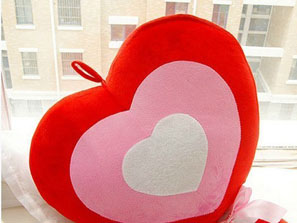 超萌毛絨抱枕 暖暖過年