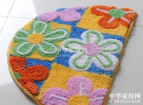 時尚多彩地毯展示地上的無限風采