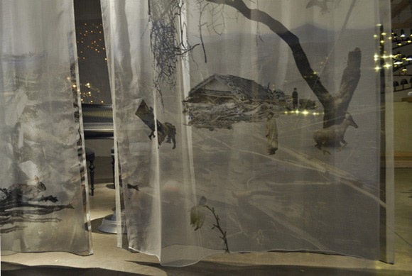 居家小情調創意3D景觀窗簾