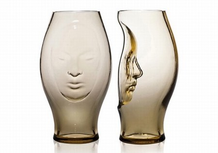 面具玻璃杯古老的面具文化