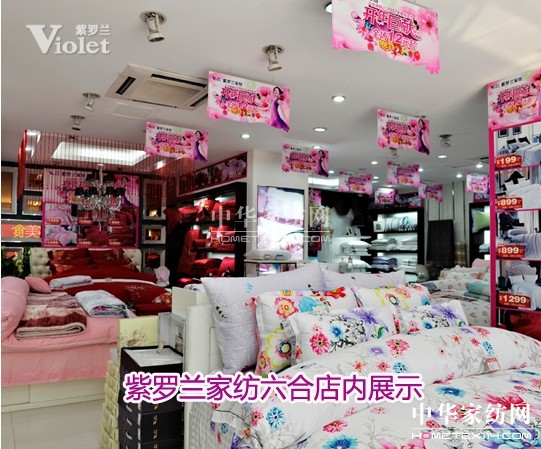 南京六合紫羅蘭專賣店大放異彩
