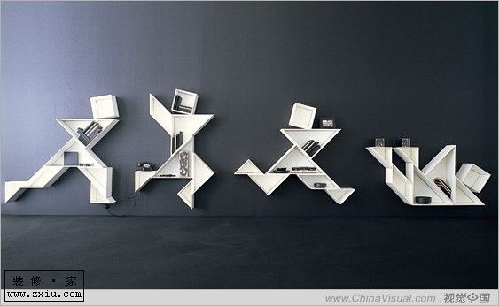 新穎的書架設計實用又有創意