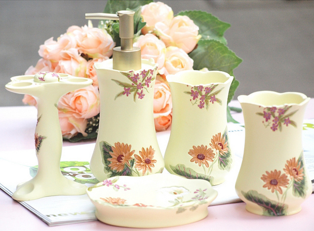 家居用品15款精美樹脂衛浴套件