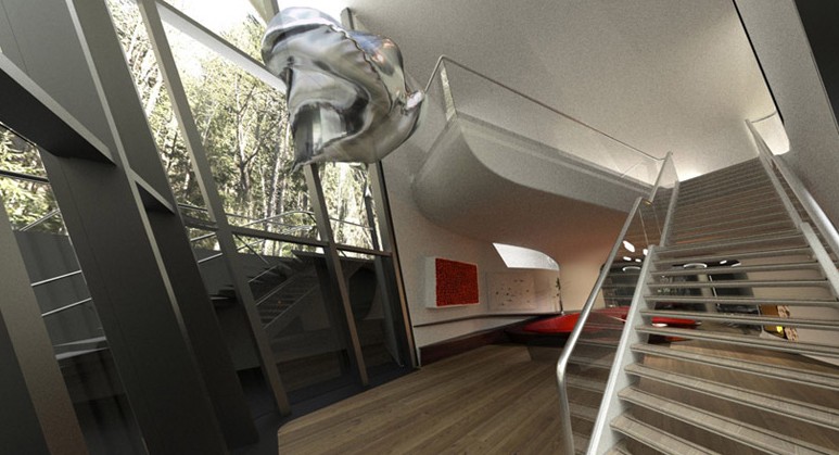ZahaHadid為超模建宇宙飛船住宅(下)