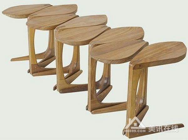 創意花瓣桌設計