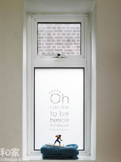 窗上作畫創意磨砂窗貼靈動小窗