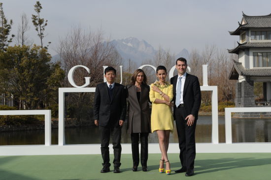 Gucci腕表首飾攜手李冰冰發布環保系列新款