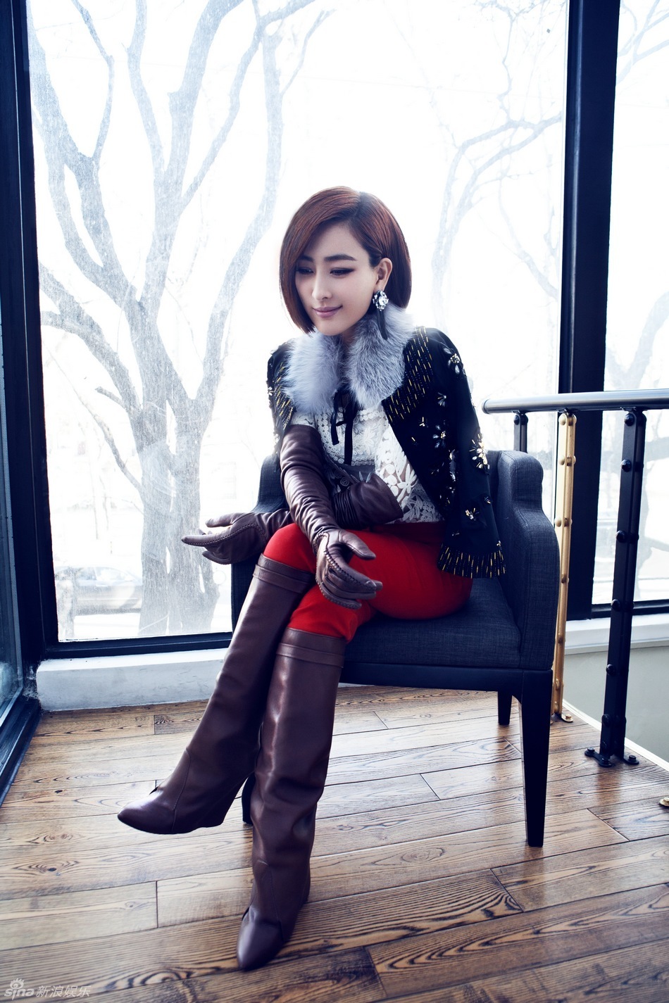 馬蘇街拍大片展都市麗人風情