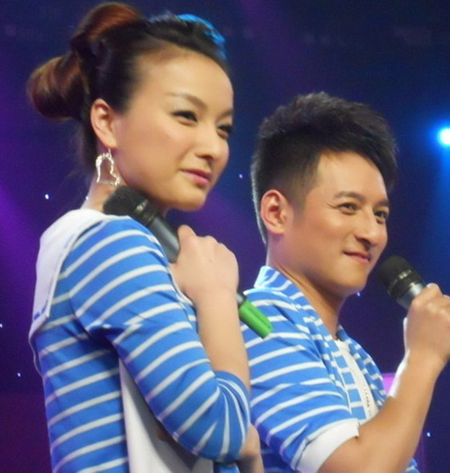 黃曉明李維嘉姜昆看異性明星也撞臉