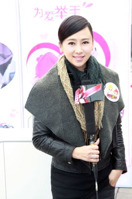 翁虹素裝推廣獻(xiàn)血 獲封最感動明星