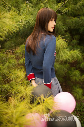 張儷清新寫真如鄰家少女