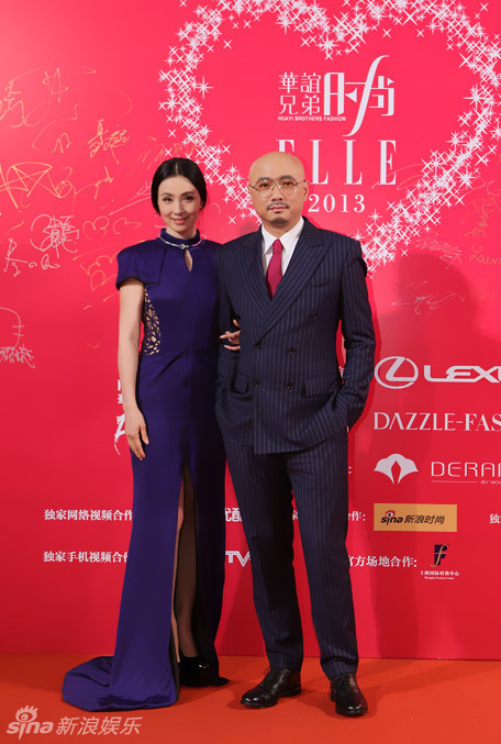 眾星捧場(chǎng)ELLE之夜 徐崢?lè)驄D破婚變傳聞