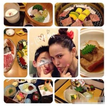 伊能靜曬與兒子度假照