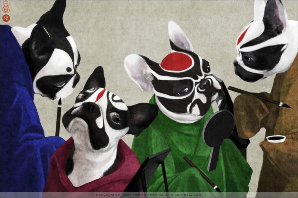 中國元素-動物臉譜