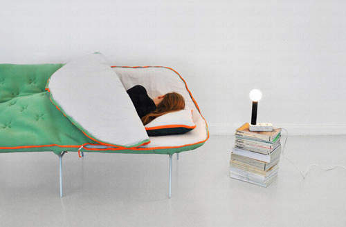 睡袋沙發蝸居的空間救星