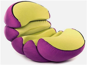 圓球沙發(fā):一人一瓣的懶人沙發(fā)