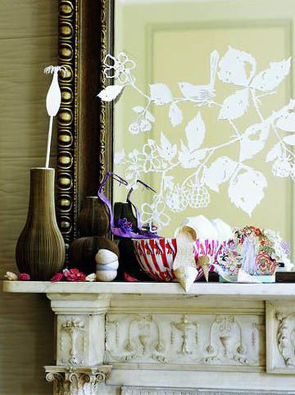 融入剪紙元素的各類家居陳設(shè)(1)