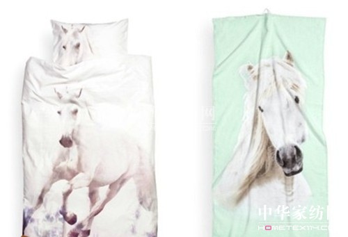 家紡印花設計:萬馬奔騰賀新春