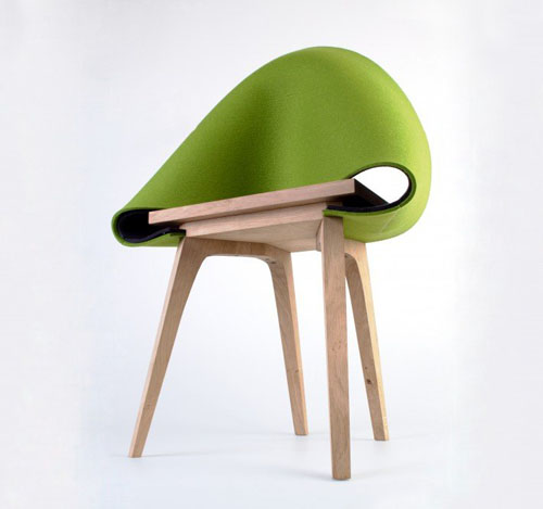 隨意轉(zhuǎn)變造型的Nuno椅