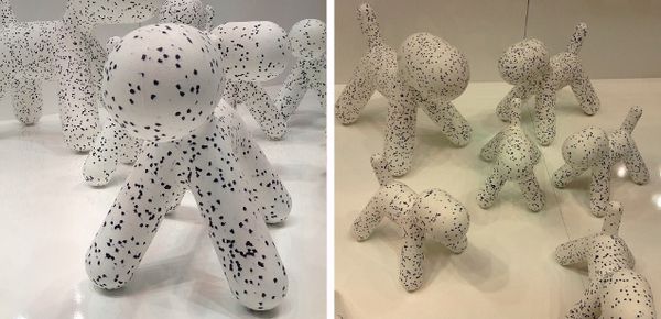 可愛的斑點(diǎn)小狗兒童座椅