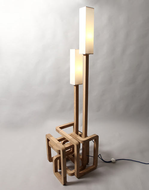 管道式彎曲的家具