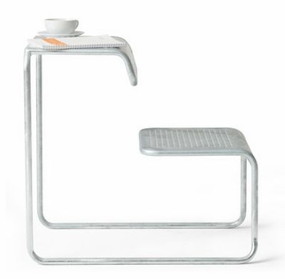 超實用的桌椅連體家具