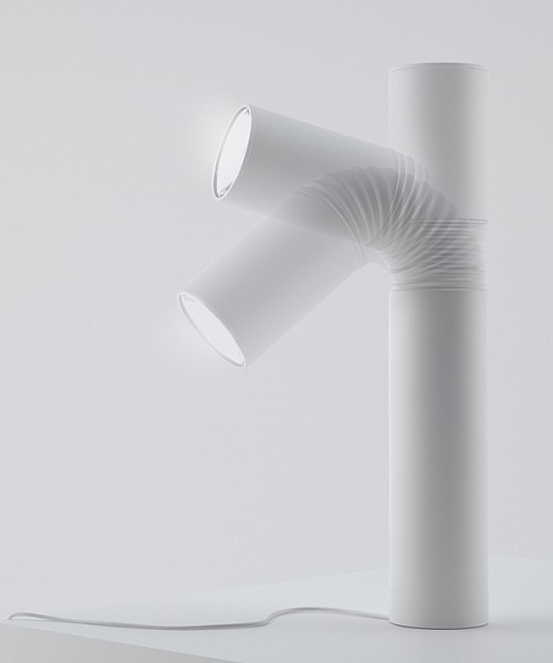 充滿創(chuàng)意的吸管臺(tái)燈