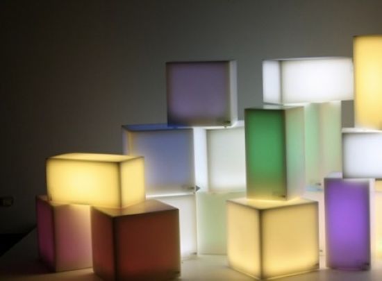 抽象幾何體照明燈(2)