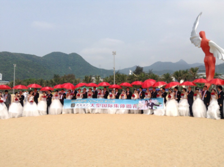 雅蘭家紡大型集體婚禮圓滿落幕