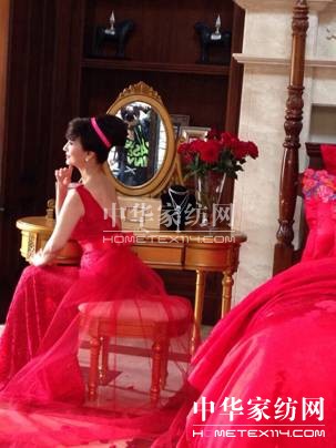 趙雅芝為博洋家紡拍攝品牌大片花絮曝光