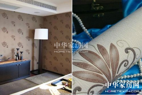 【2】墻紙的選擇在墻面上作畫