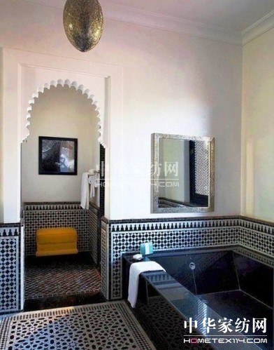 【7】盡享異域風(fēng)情摩洛哥風(fēng)格奢華浴室