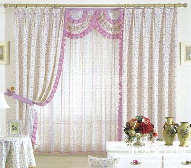 花開不敗印花窗簾讓家留住美麗甜夏