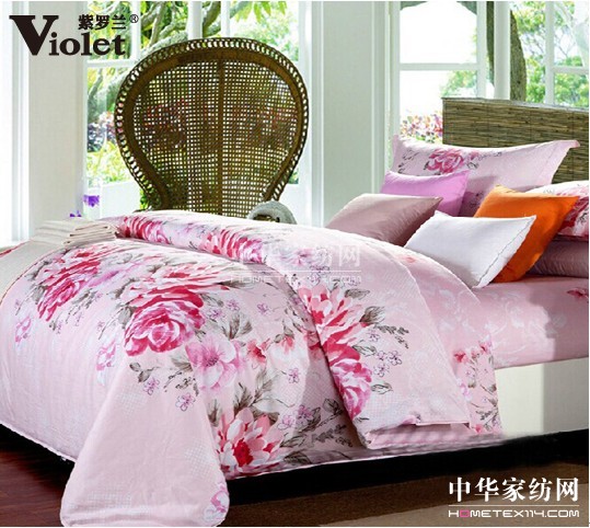 紫羅蘭國民床單掀起復古風潮