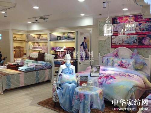 博洋家紡開大店占據核心商圈