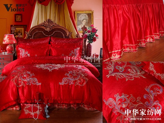 紫羅蘭家紡:甜蜜溫馨浪漫家成雙入對(duì)看床品