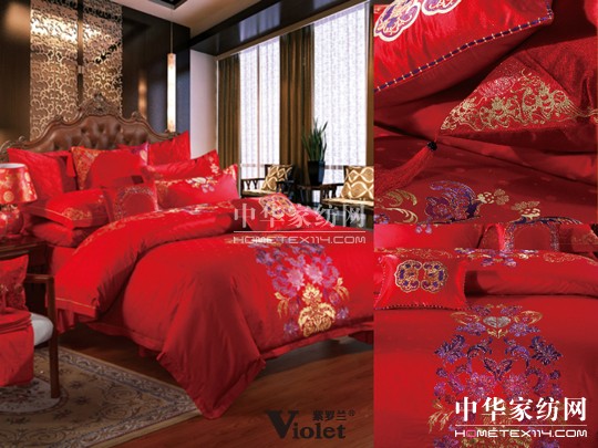 紫羅蘭家紡:甜蜜溫馨浪漫家成雙入對(duì)看床品