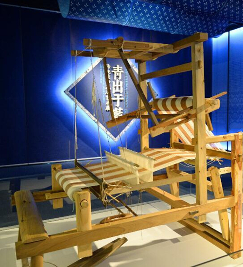 杭州舉辦傳統藍印花布藝術展