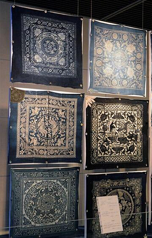 杭州舉辦傳統藍印花布藝術展