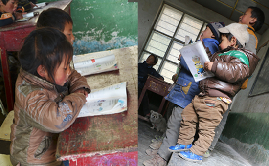 羅萊家紡愛傳西部“被”感溫暖捐贈物資現場報道(2)