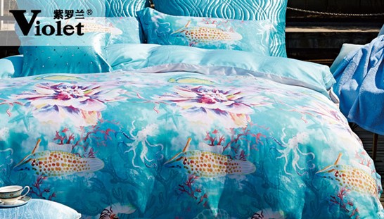 紫羅蘭床品中的色彩語言,靜靜感受藝術(shù)的靈動