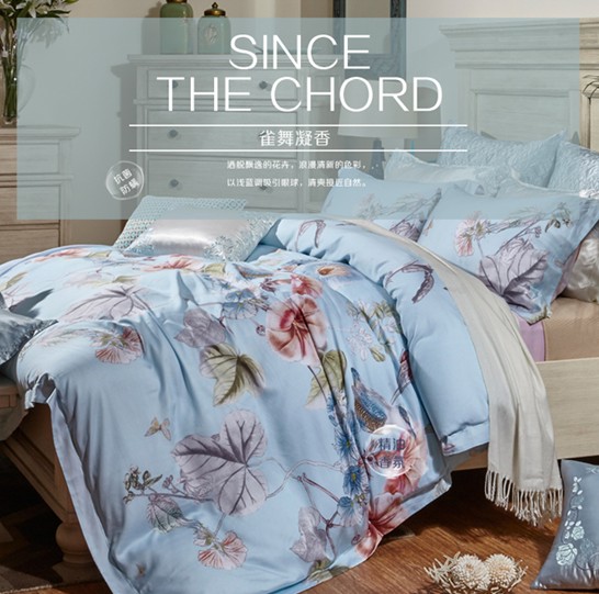 紫羅蘭家紡:當花卉遇上天絲,瞬間被它的柔滑融化