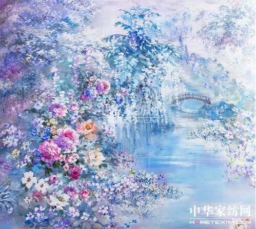 博洋家紡絢彩系列之莫奈花園